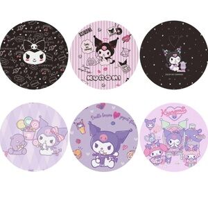 Kawaii Anime Coasters Set of 6- New